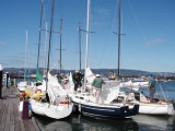 At the dock