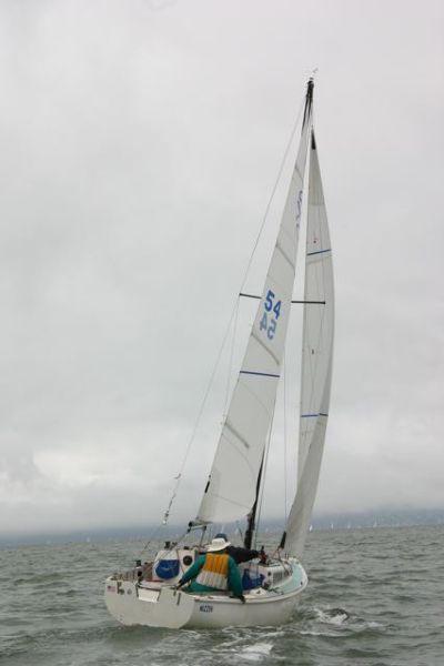 Mizzen going upwind